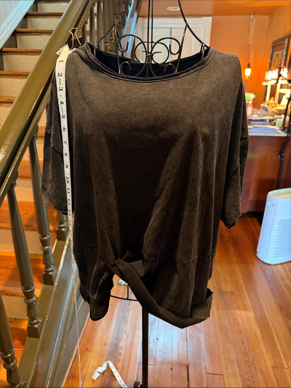 Sadie & Sage Black Washed Tunic